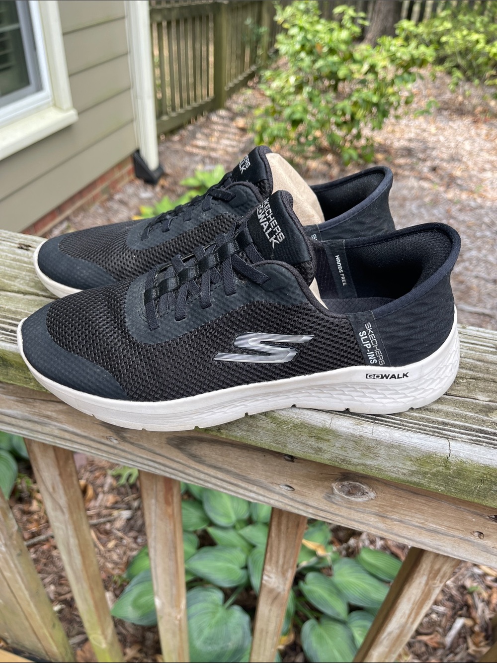 Skechers Slip Ins GO WALK Flex Mesh Hands Free Grand Entry Sneakers-Sz 8